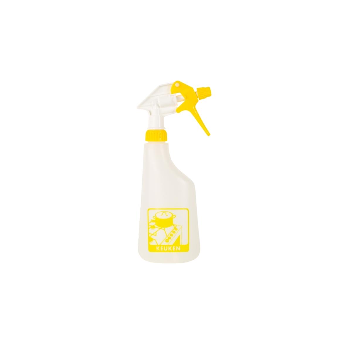 Sprayflacon met pictogram interieur 600ml Geel